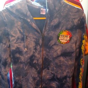 Chip & Pepper Wet Wear YOUTH MEDIUM tie dye hoodie